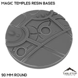 Tabletop Terrain Bases 90 mm / Single Magic Temples Resin Bases