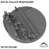 Tabletop Terrain Bases 90 mm / Single Royal Palace Resin Bases