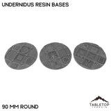 Tabletop Terrain Bases 90 mm / Single Undernidus Resin Bases
