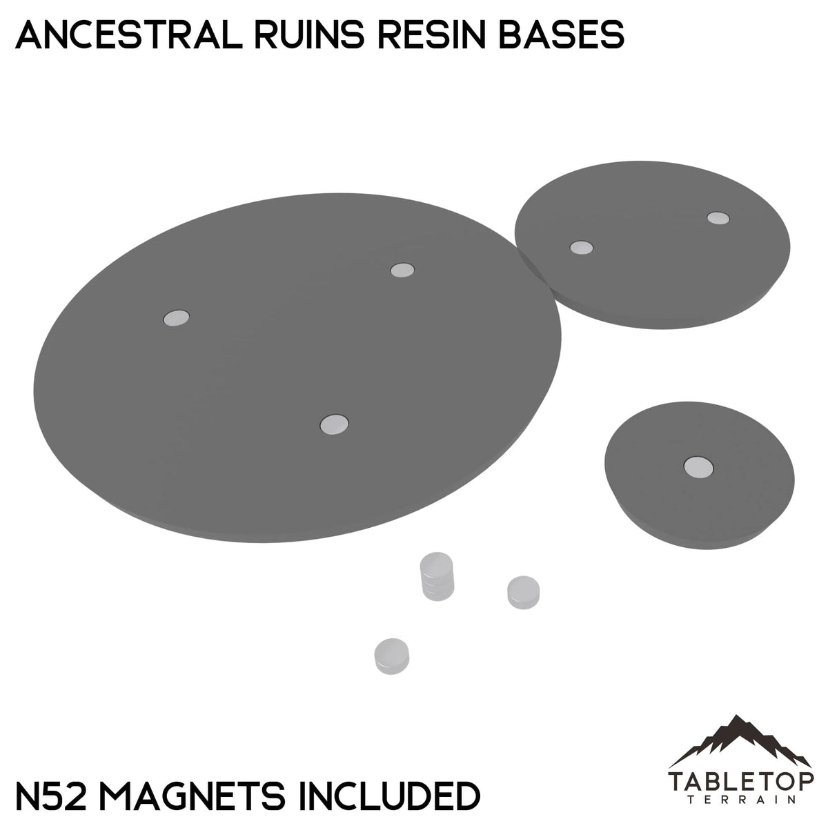 Tabletop Terrain Bases Ancestral Ruins Resin Bases