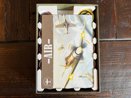 Tabletop Terrain Board Game Insert Air, Land, & Sea with Spies Expansion Board Game Insert / Organizer