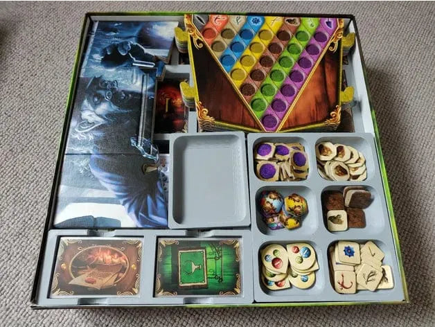 Tabletop Terrain Board Game Insert Alchemists + King's Golem Expansion Board Game Insert / Organizer