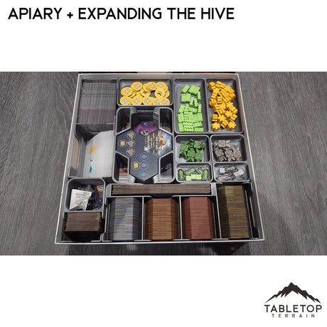 Tabletop Terrain Board Game Insert Apiary and Expanding the Hive Board Game Insert / Organizer