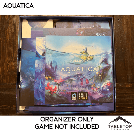 Tabletop Terrain Board Game Insert Aquatica + Expansions (Coral Reefs) Board Game Insert / Organizer