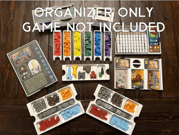 architects of the west kingdom card sleeves Architects of the West Kingdom Collector's Box Board Game Insert / Org –  Tabletop Terrain