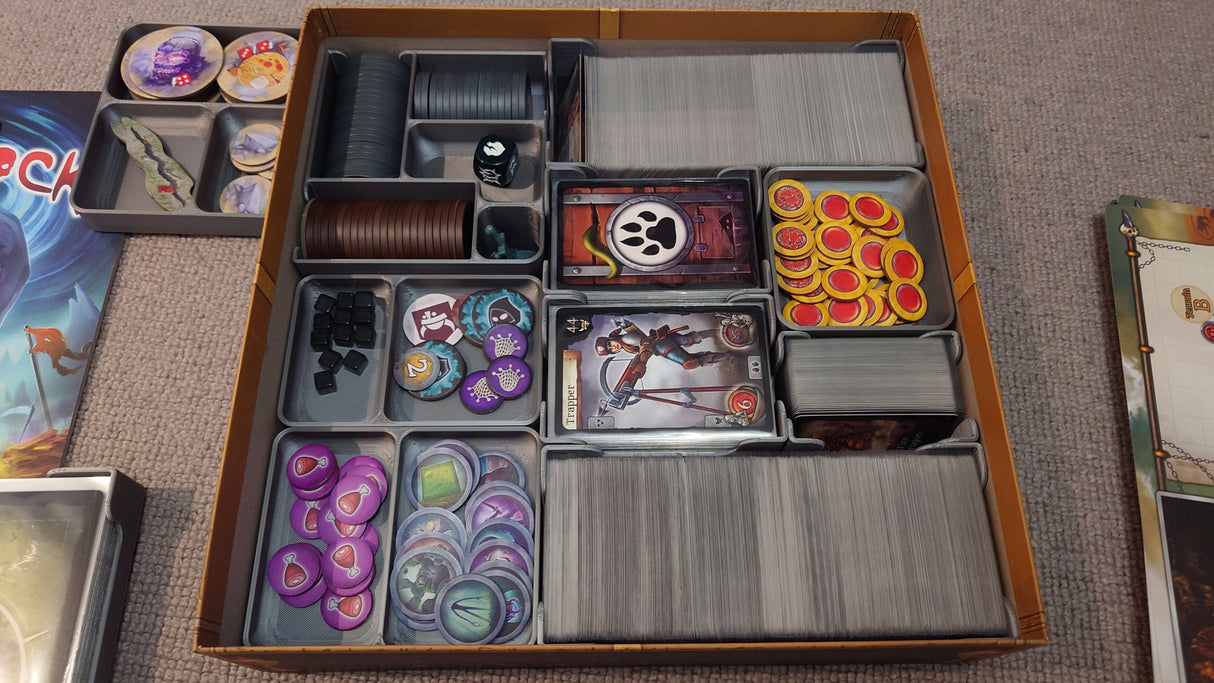 Tabletop Terrain Board Game Insert Assault on Doomrock Ultimate Edition Board Game Insert / Organizer