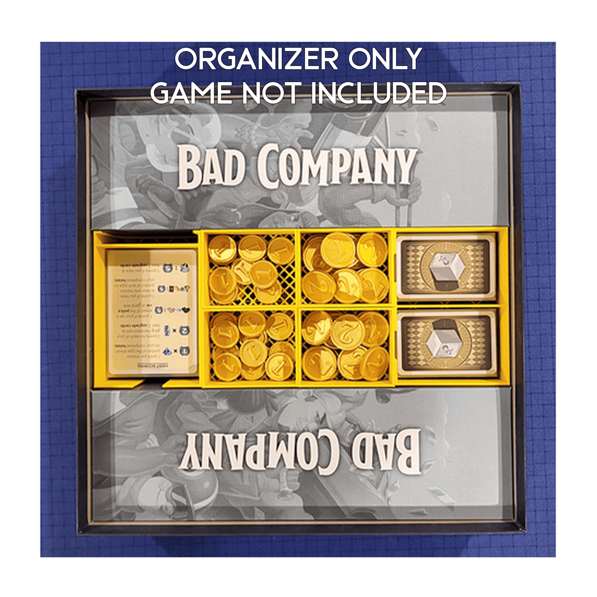 Tabletop Terrain Board Game Insert Bad Company Board Game Insert / Organizer