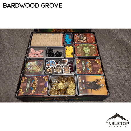 Tabletop Terrain Board Game Insert Bardwood Grove Board Game Insert / Organizer