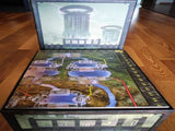 Tabletop Terrain Board Game Insert Barrage with Leeghwater Expansion Game Insert / Organizer