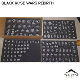 Tabletop Terrain Board Game Insert Black Rose Wars and Rebirth Board Game Insert / Organizer
