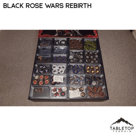 Tabletop Terrain Board Game Insert Black Rose Wars and Rebirth Board Game Insert / Organizer