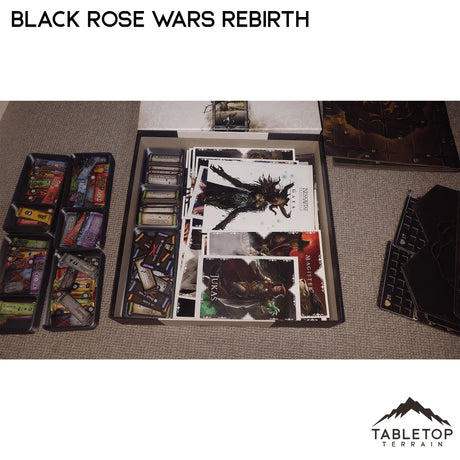 Tabletop Terrain Board Game Insert Black Rose Wars and Rebirth Board Game Insert / Organizer