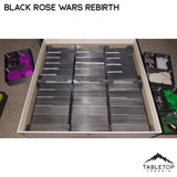 Tabletop Terrain Board Game Insert Black Rose Wars and Rebirth Board Game Insert / Organizer