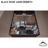 Tabletop Terrain Board Game Insert Black Rose Wars and Rebirth Board Game Insert / Organizer