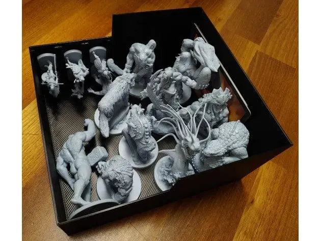 Tabletop Terrain Board Game Insert Blood Rage with all Expansions Board Game Insert / Organizer