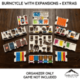 Tabletop Terrain Board Game Insert burncycle with Expansions and Extras Board Game Insert / Organizer