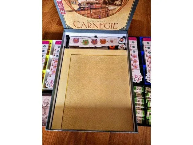 Tabletop Terrain Board Game Insert Carnegie + Expansion Board Game Insert / Organizer