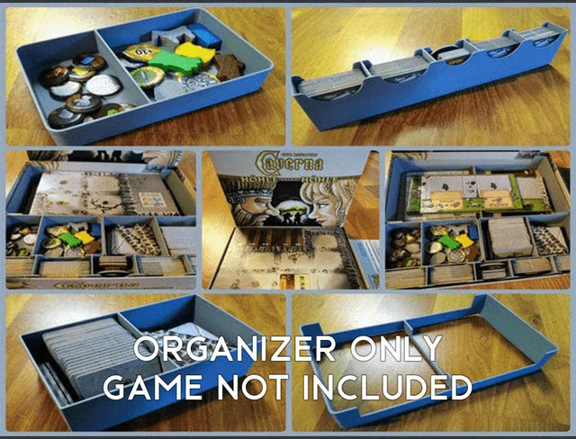 Tabletop Terrain Board Game Insert Caverna Cave vs Cave with Era 2 Expansion Board Game Insert / Organizer