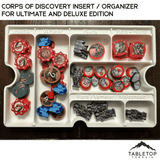 Tabletop Terrain Board Game Insert Corps of Discovery Insert / Organizer for Ultimate and Deluxe Edition