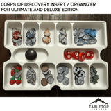 Tabletop Terrain Board Game Insert Corps of Discovery Insert / Organizer for Ultimate and Deluxe Edition