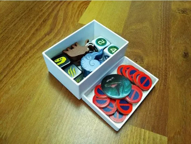 Tabletop Terrain Board Game Insert Dinogenics with Controlled Chaos Board Game Insert / Organizer