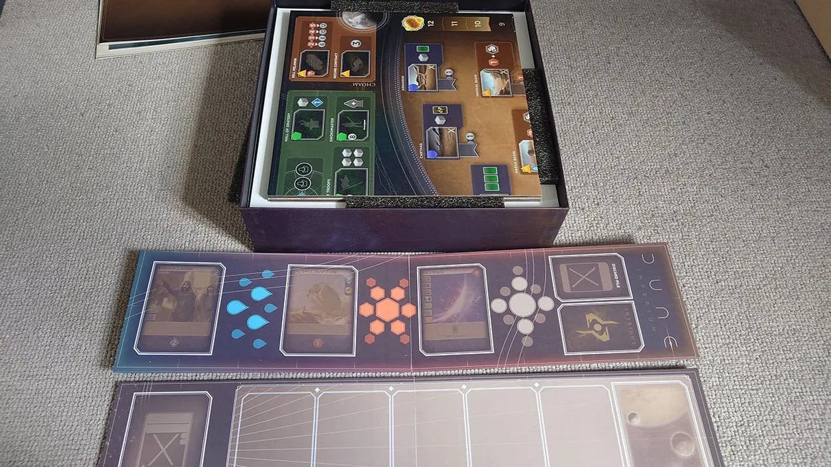 Tabletop Terrain Board Game Insert Dune: Imperium with Rise of Ix and Immortality Board Game Insert / Organizer