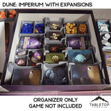 Tabletop Terrain Board Game Insert Dune: Imperium with Rise of Ix and Immortality Board Game Insert / Organizer