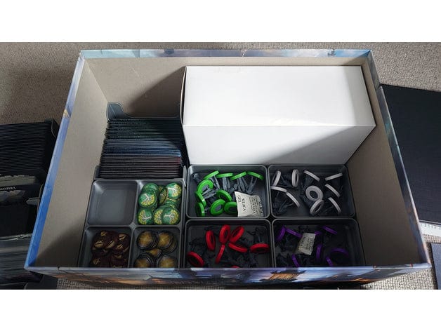 Tabletop Terrain Board Game Insert Edge of Darkness with Expansions Board Game Insert / Organizer