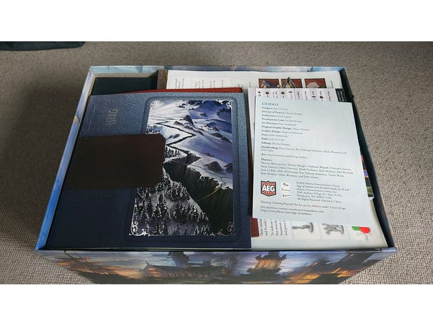 Tabletop Terrain Board Game Insert Edge of Darkness with Expansions Board Game Insert / Organizer