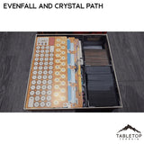 Tabletop Terrain Board Game Insert Evenfall and Crystal Path Board Game Insert / Organizer