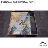 Tabletop Terrain Board Game Insert Evenfall and Crystal Path Board Game Insert / Organizer