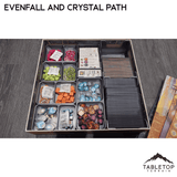 Tabletop Terrain Board Game Insert Evenfall and Crystal Path Board Game Insert / Organizer