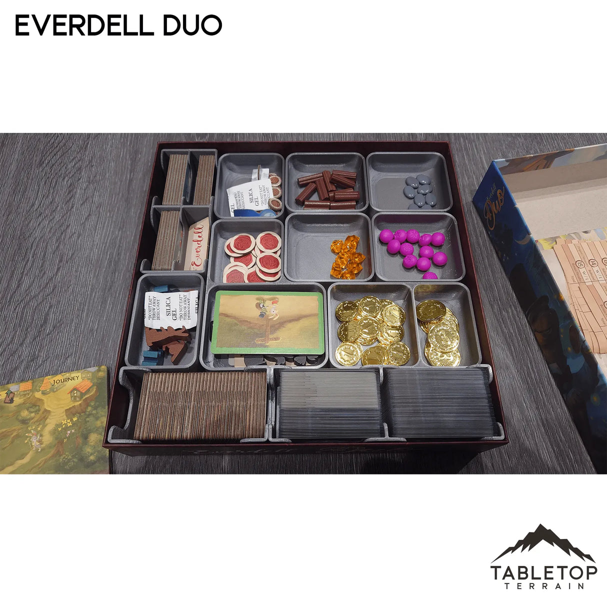 Tabletop Terrain Board Game Insert Everdell Duo Board Game Insert / Organizer