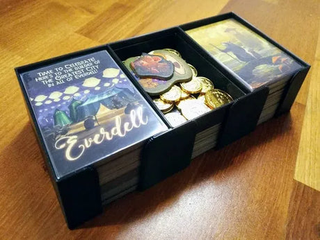 Tabletop Terrain Board Game Insert Everdell with first 3 Expansions Board Game Insert / Organizer