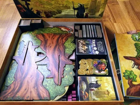 Tabletop Terrain Board Game Insert Everdell with first 3 Expansions Board Game Insert / Organizer