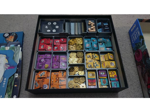 Tabletop Terrain Board Game Insert Excavation Earth + Expansions Board Game Insert / Organizer