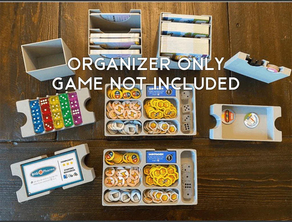 Tabletop Terrain Board Game Insert Fantastic Factories with Expansions Board Game Insert / Organizer