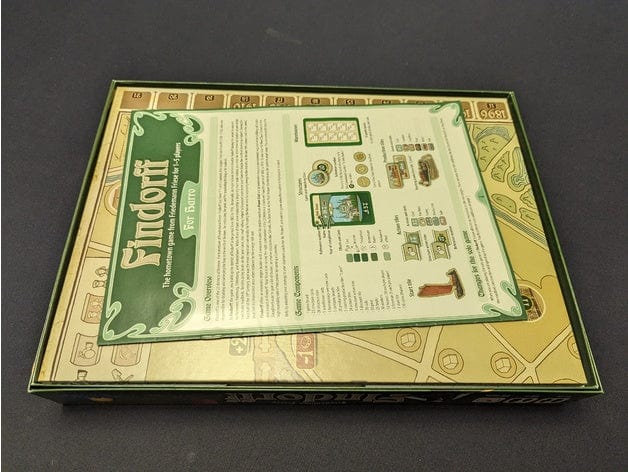 Tabletop Terrain Board Game Insert Findorff Board Game Insert / Organizer Tabletop Terrain