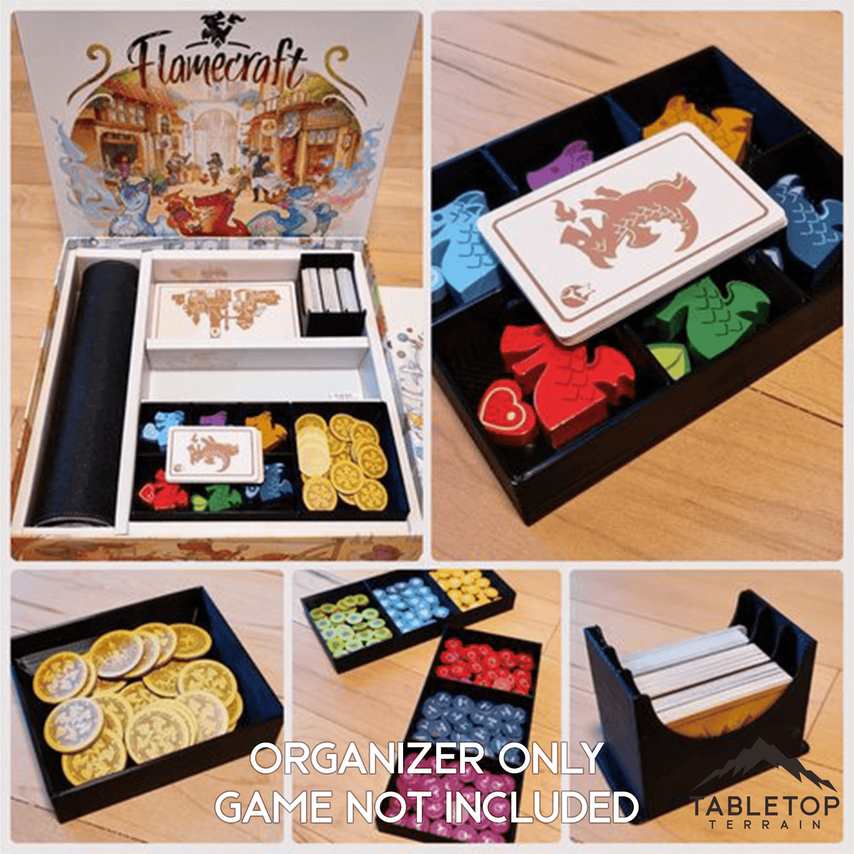 Tabletop Terrain Board Game Insert Flamecraft (Retail) Board Game Insert / Organizer