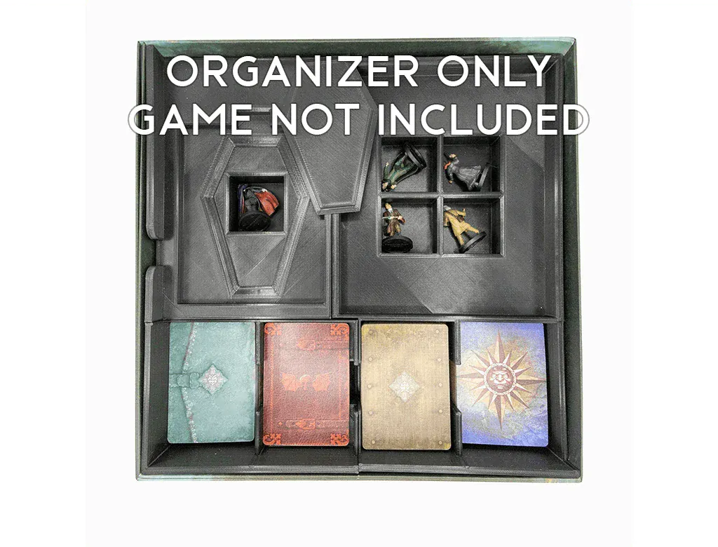 Tabletop Terrain Board Game Insert Fury Of Dracula Board Game Organizer / Insert 3rd/4th Edition
