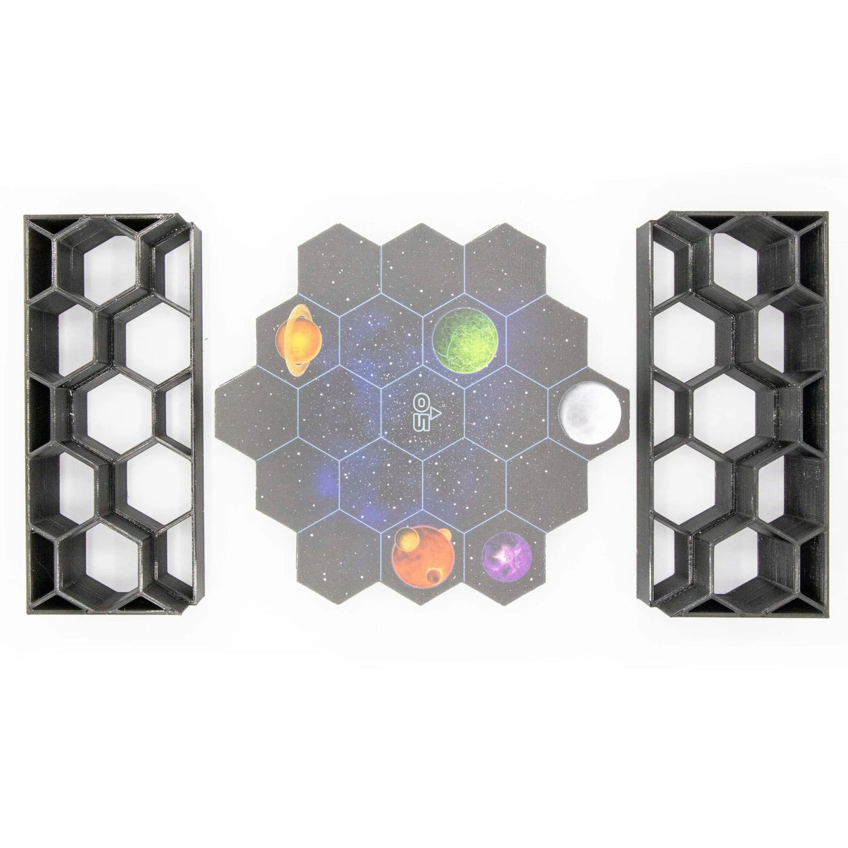 Tabletop Terrain Board Game Insert Gaia Project 3D Printed Insert/Organizer in Color