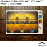 Tabletop Terrain Board Game Insert Grand Austria Hotel and Let's Waltz Insert / Organizer - Holds Meeple Source Food