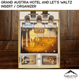 Tabletop Terrain Board Game Insert Grand Austria Hotel and Let's Waltz Insert / Organizer - Holds Meeple Source Food