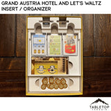 Tabletop Terrain Board Game Insert Grand Austria Hotel and Let's Waltz Insert / Organizer - Holds Meeple Source Food