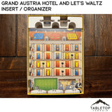 Tabletop Terrain Board Game Insert Grand Austria Hotel and Let's Waltz Insert / Organizer - Holds Meeple Source Food