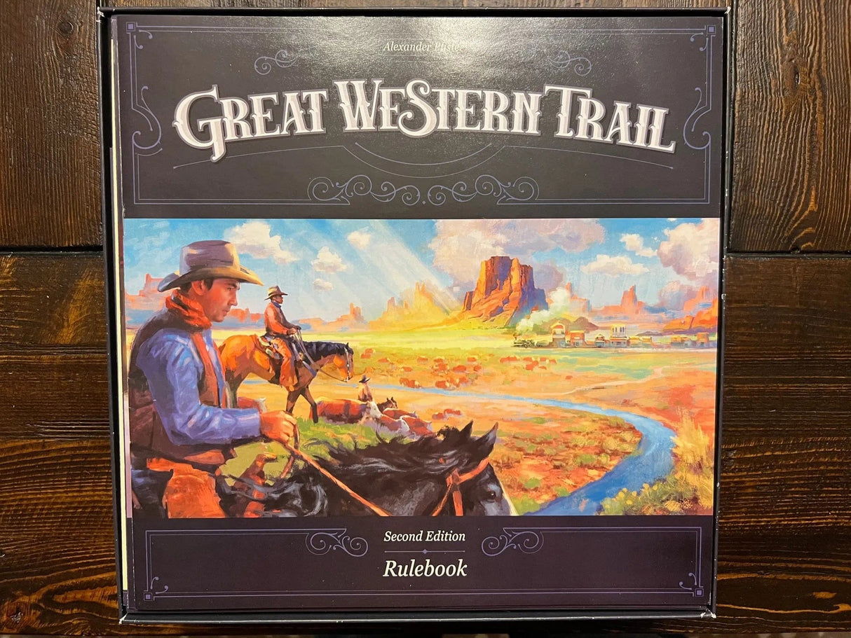 Tabletop Terrain Board Game Insert Great Western Trail 2nd Ed. with Rails Board Game Insert / Organizer