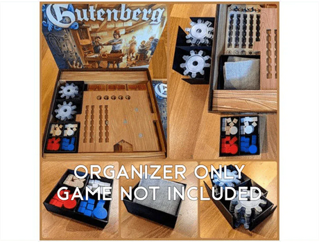 Tabletop Terrain Board Game Insert Gutenberg Board Game Insert / Organizer