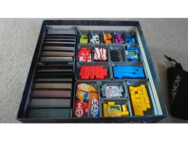 Tabletop Terrain Board Game Insert Hegemony: Lead Your Class to Victory + Expansions Board Game Insert / Organizer