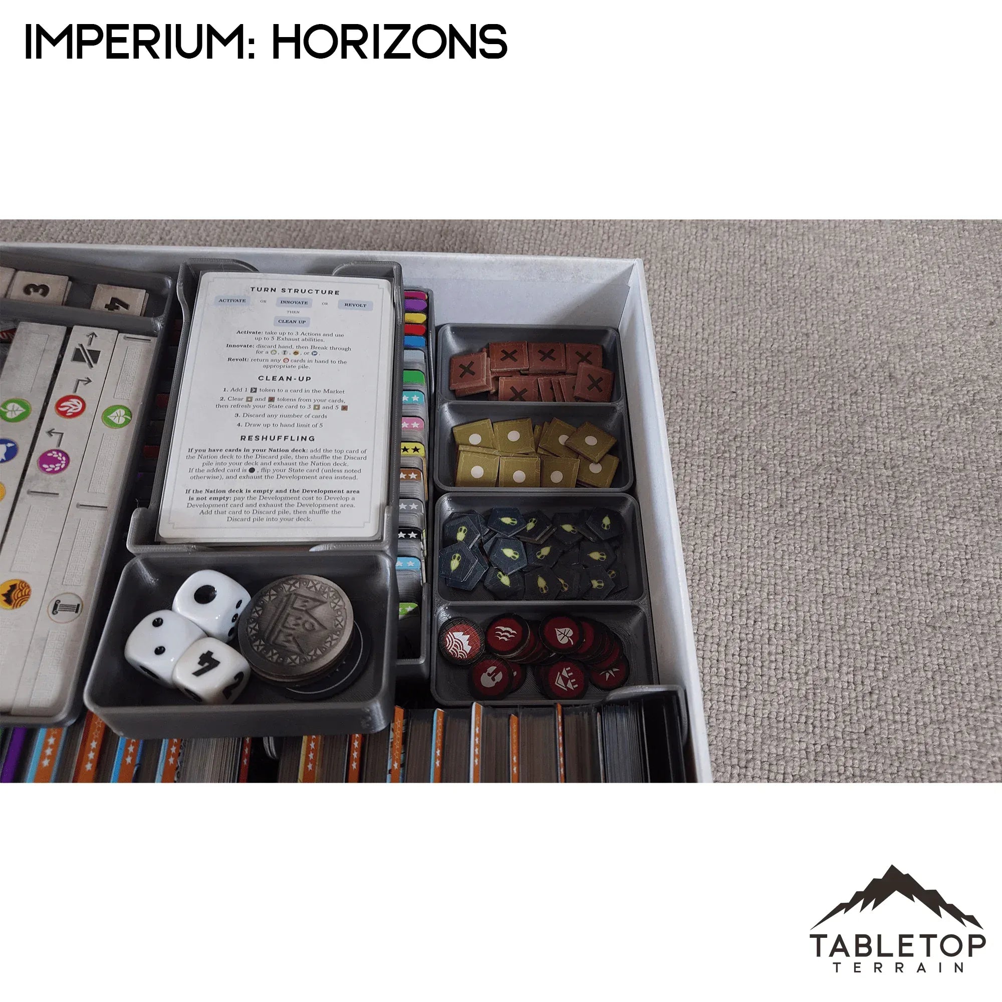 Imperium: Horizons Board Game Insert / Organizer – Tabletop Terrain Imperium: Horizons Board Game Insert / Organizer – Tabletop Terrain