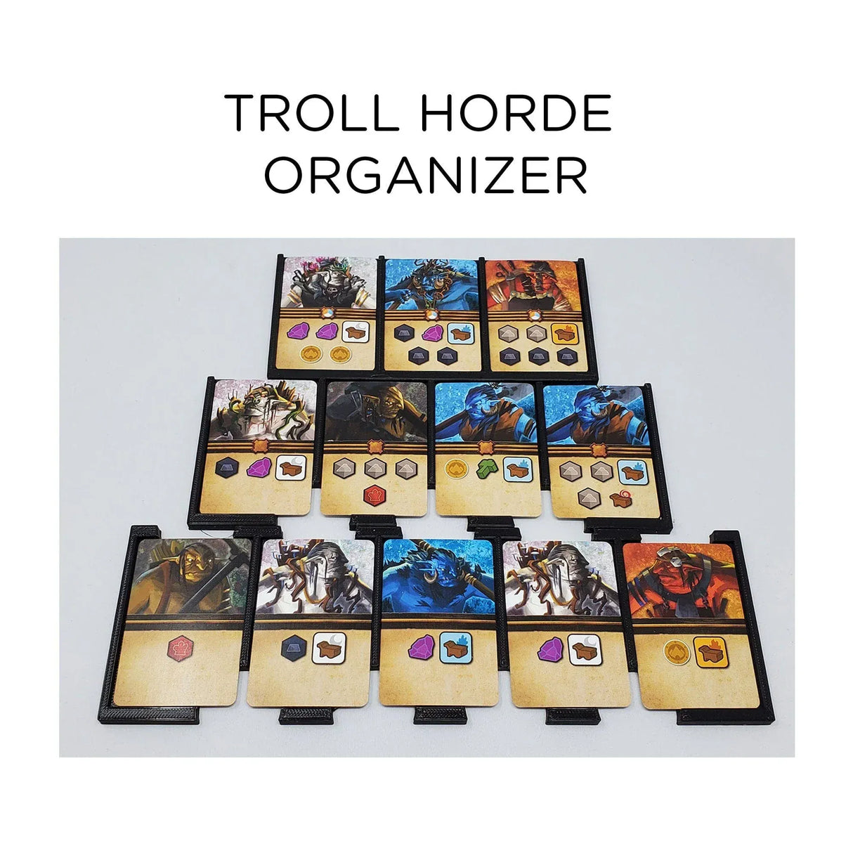 Tabletop Terrain Board Game Insert In The Hall of The Mountain King Board Game Organizer / Insert
